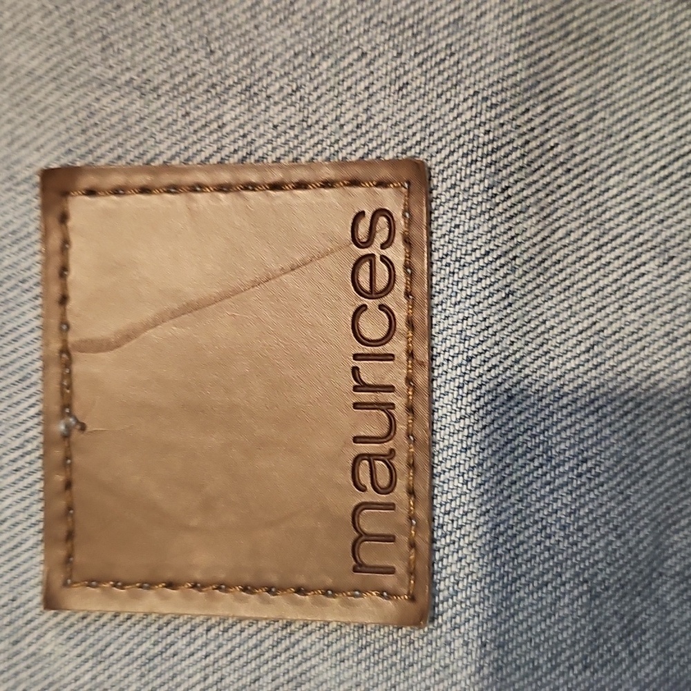 Maurices Light Blue Denim Jacket - Picture 2 of 7